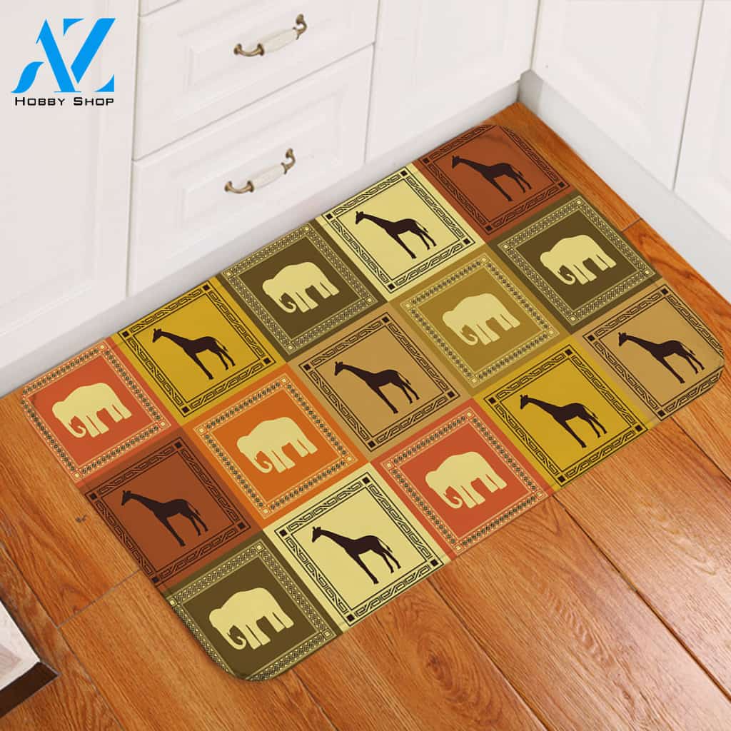 Animal Boxes Door Mat