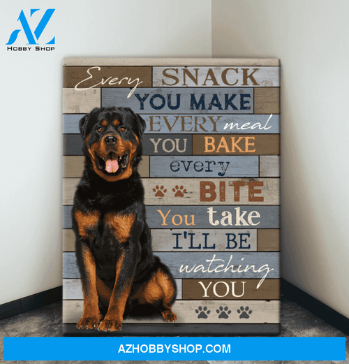Animal Canvas - Dog/Cat Canvas - EVERY SNACK WALL ART CANVAS - Custom Your Photo