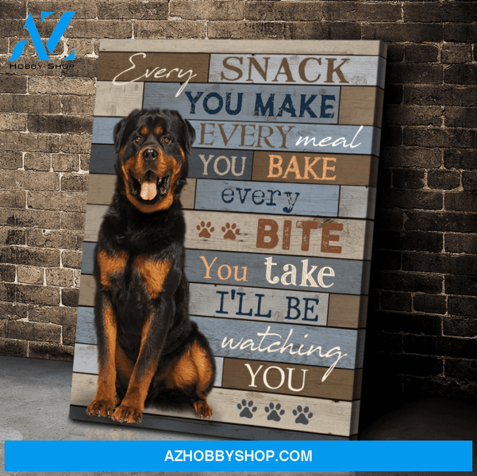 Animal Canvas - Dog/Cat Canvas - EVERY SNACK WALL ART CANVAS - Custom Your Photo
