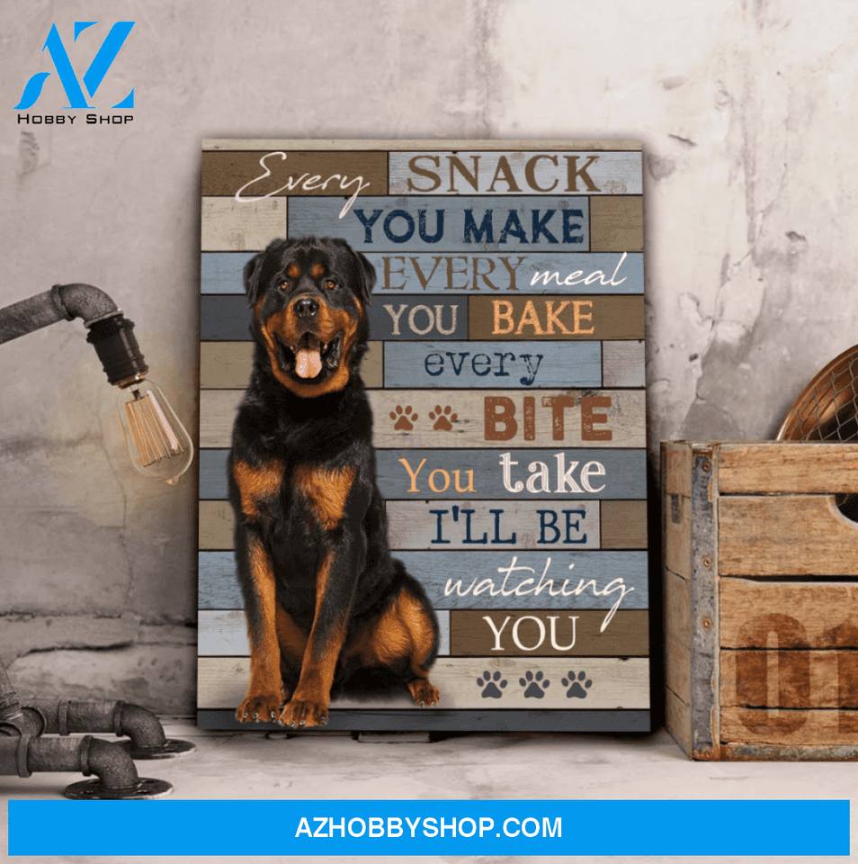 Animal Canvas - Dog/Cat Canvas - EVERY SNACK WALL ART CANVAS - Custom Your Photo