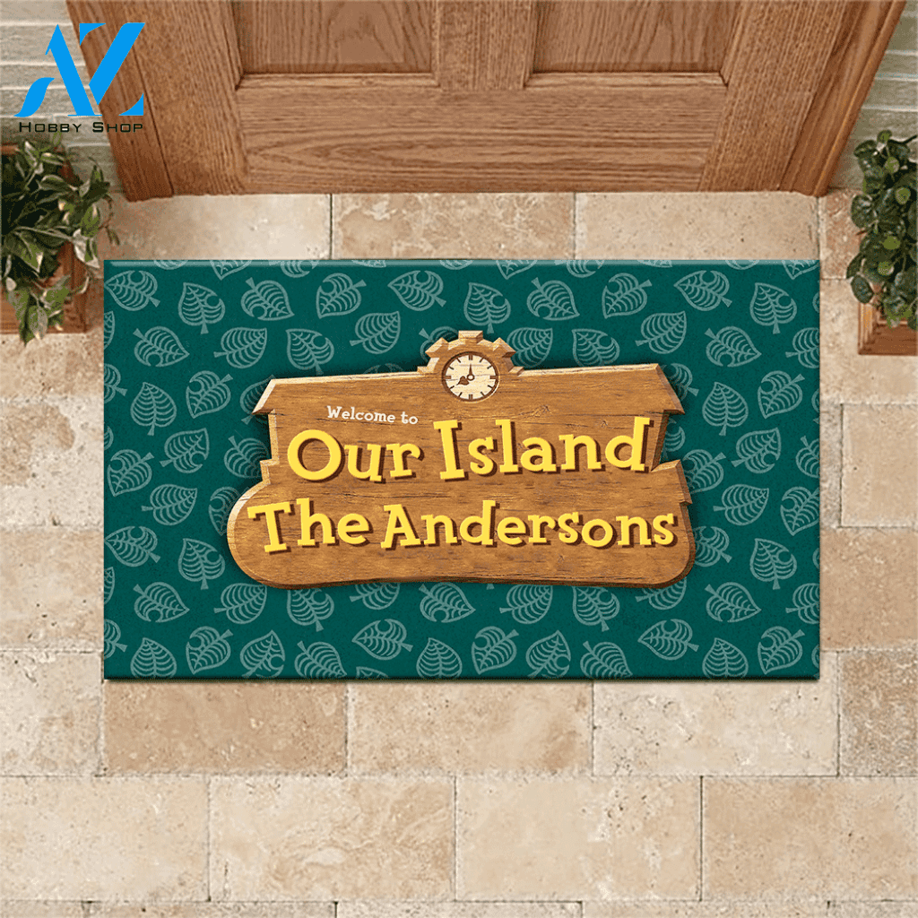Animal Crossing Doormat Customized Animal Crossing Island