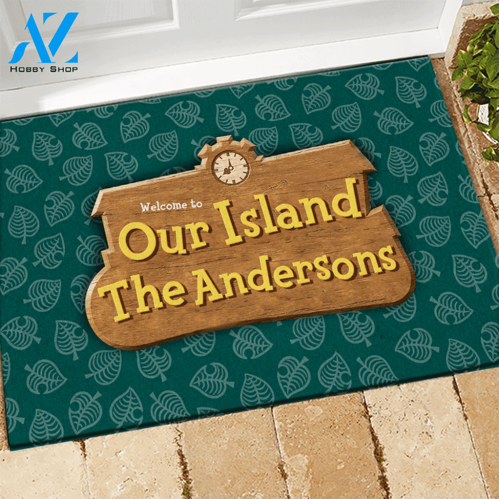 Animal Crossing Doormat Customized Animal Crossing Island