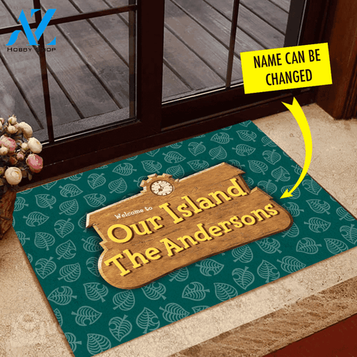 Animal Crossing Doormat Customized Animal Crossing Island