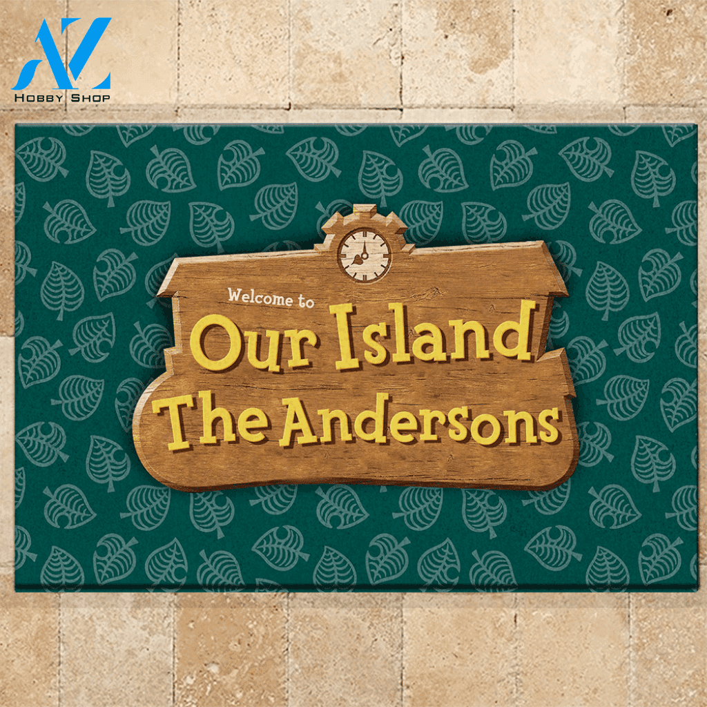 Animal Crossing Doormat Customized Animal Crossing Island
