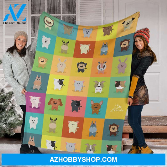 Animal S Fleece Blanket