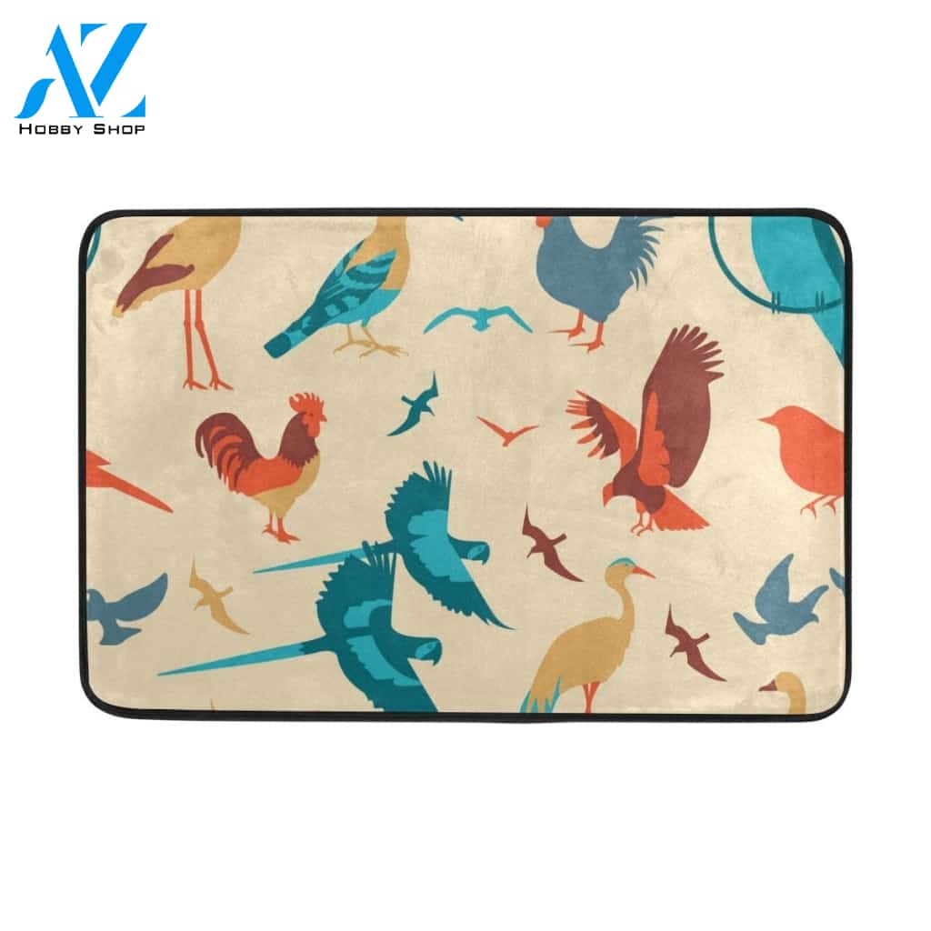 Animals Birds Outdoor Mats Entrance Rugs Doormat Welcome Mat House Warming Gift Home Decor Funny Doormat Gift Idea