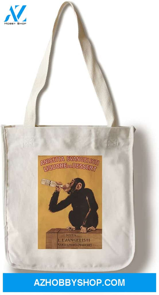 Anisetta Evangelisti Liquore Da Dessert - Vintage Promotional Poster