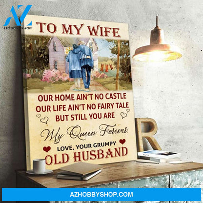 Anniversary Gift For Wife Our Home Ain't No Castle Canvas
