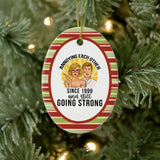 Anniversary Annoying Each Other Since 1999 Ceramic Ornament