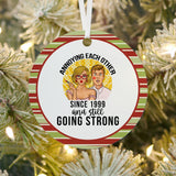 Anniversary Annoying Each Other Since 1999 Metal Ornament