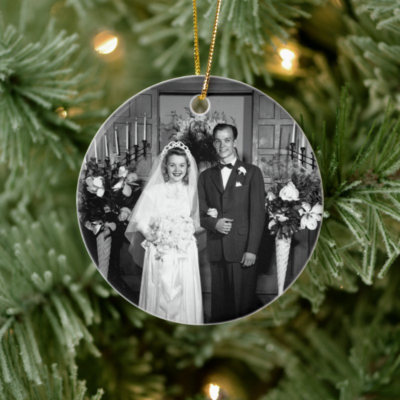 Anniversary Still In Love Christmas Keepsake Ceramic Ornament