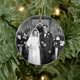 Anniversary Still In Love Christmas Keepsake Ceramic Ornament