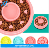Anti-Choke Bowl Plastic Dog Healthy Feeder
