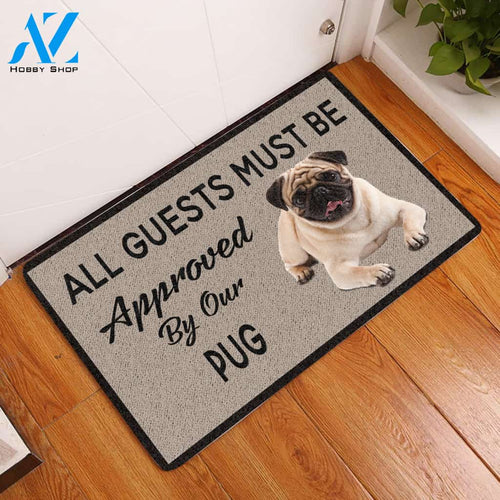 Approved By Our Pug Doormat