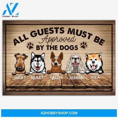 Approved By The Dogs, Gift FOr Dog Lovers - Personalized Canvas