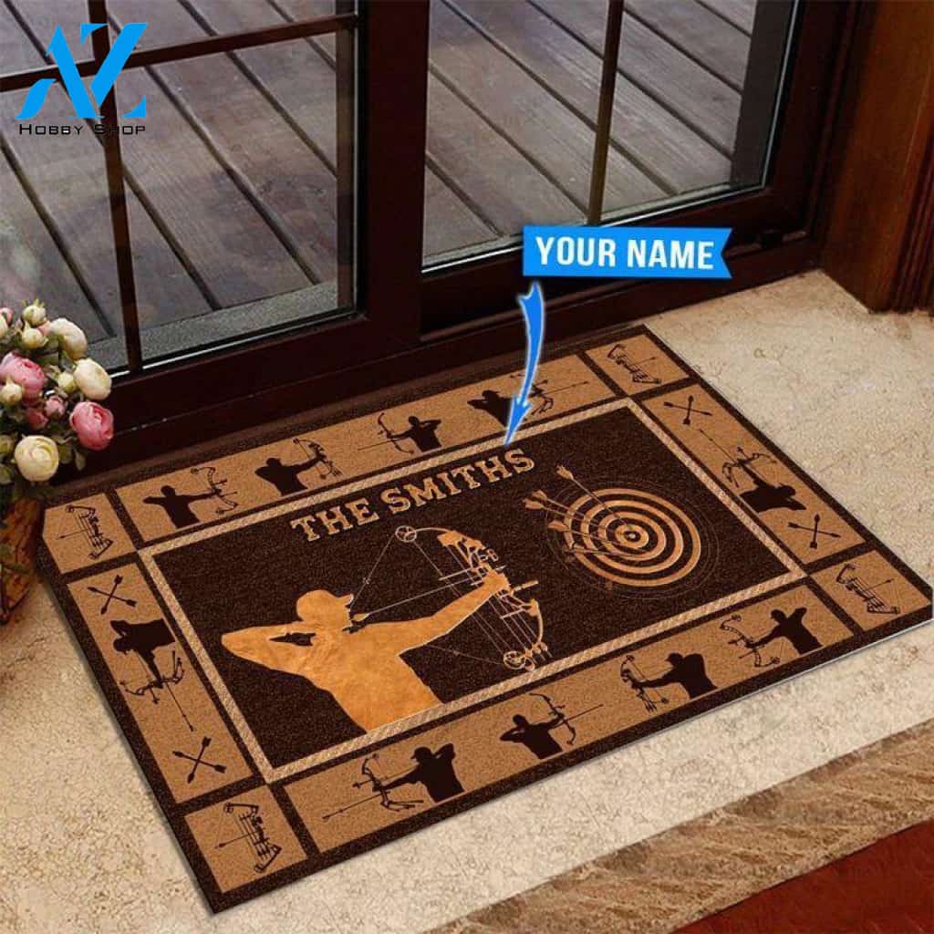 Archery Classical Custom Doormat | Welcome Mat | House Warming Gift