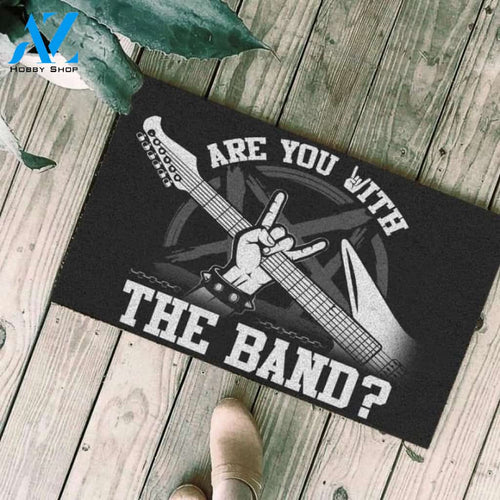 Are you with the band Satan Doormat | Welcome Mat | House Warming Gift
