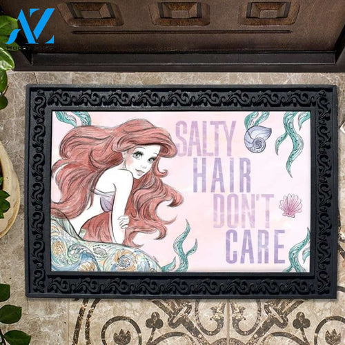 Ariel Salty Hair Don't Care Doormat - 18" x 30"