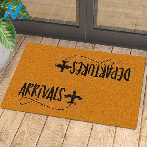 Arrivals Departures Mat | Welcome Mat | House Warming Gift