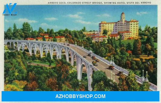 Arroyo Seco Bridge Colorado Street Bridge Vintage Poster