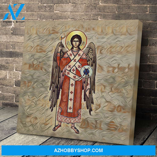ARTCANVAS St. Michael, Catholic Saint, Catholic Art, Christian Canvas, Religious Art Work, St. Michael Painting