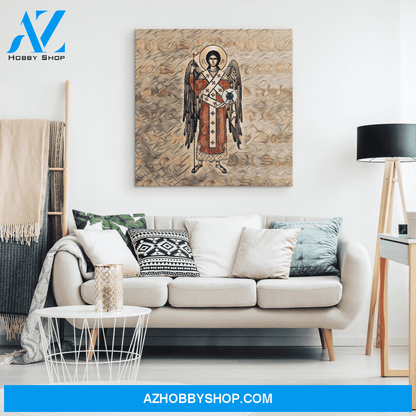 ARTCANVAS St. Michael, Catholic Saint, Catholic Art, Christian Canvas, Religious Art Work, St. Michael Painting