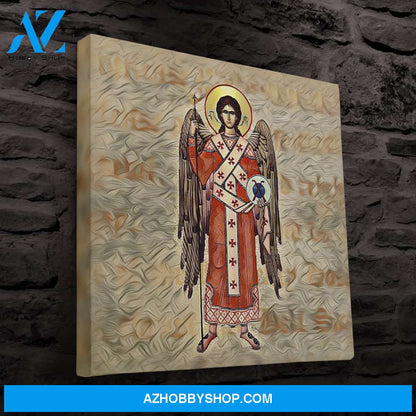 ARTCANVAS St. Michael, Catholic Saint, Catholic Art, Christian Canvas, Religious Art Work, St. Michael Painting