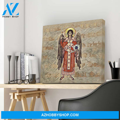 ARTCANVAS St. Michael, Catholic Saint, Catholic Art, Christian Canvas, Religious Art Work, St. Michael Painting