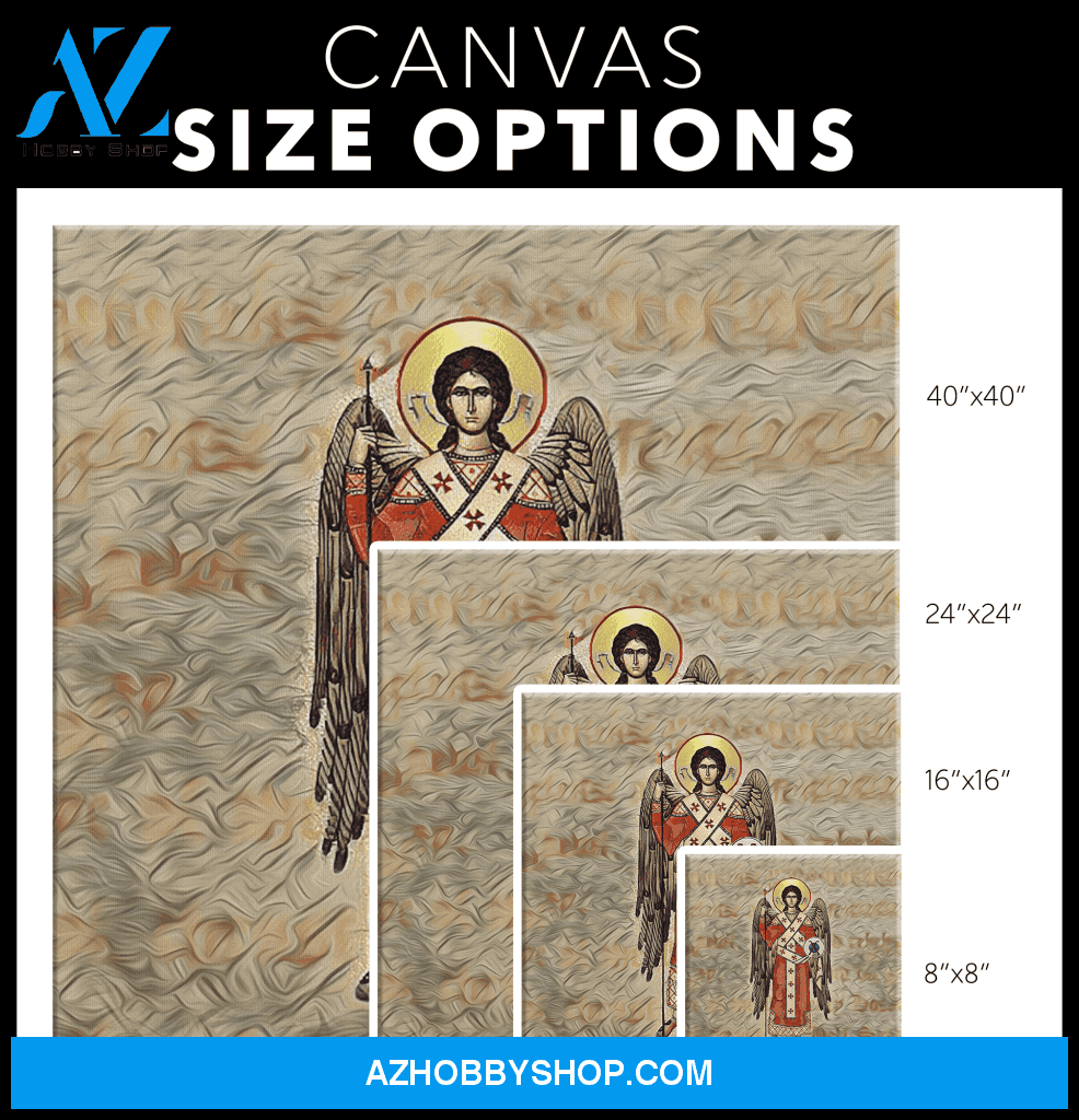 ARTCANVAS St. Michael, Catholic Saint, Catholic Art, Christian Canvas, Religious Art Work, St. Michael Painting