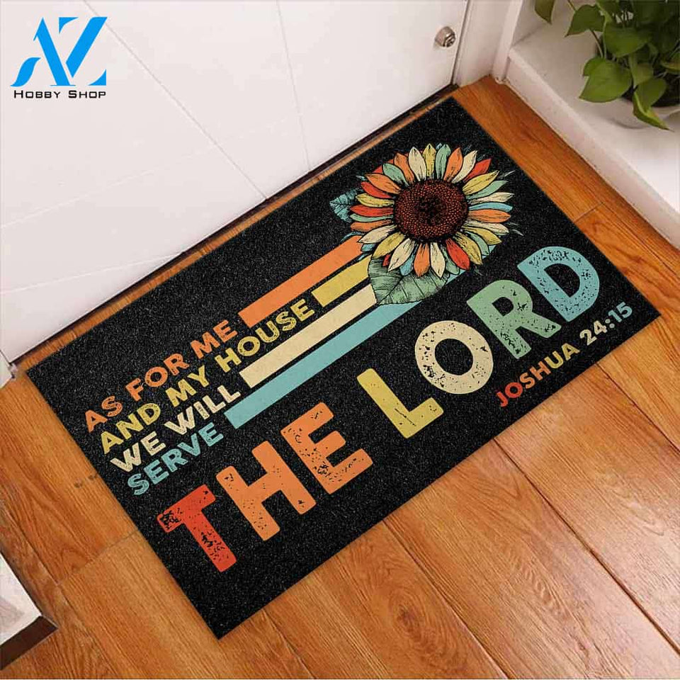 As For Me And My House - God Doormat