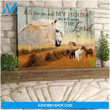 As for me and my house Horse Farm Canvas Wall Art Decor