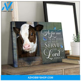 As For Me Cow Wall Art Canvas, Wall Decor Visual Art