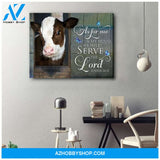 As For Me Cow Wall Art Canvas, Wall Decor Visual Art