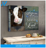 As For Me Cow Wall Art Canvas, Wall Decor Visual Art