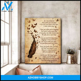 Zalooo As I Sit In Heaven 2 Butterfly Wall Art Canvas