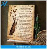 Zalooo As I Sit In Heaven 2 Butterfly Wall Art Canvas