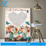 Zalooo As I Sit In Heaven Butterfly V4 Wall Art Canvas