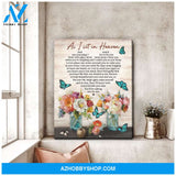 Zalooo As I Sit In Heaven Butterfly V4 Wall Art Canvas