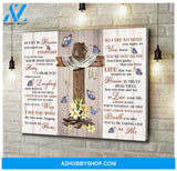 As I Sit In Heaven Butterfly Wall Art Canvas, Wall Decor Visual Art