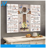 As I Sit In Heaven Butterfly Wall Art Canvas, Wall Decor Visual Art