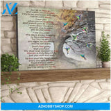 As I Sit In Heaven Hummingbird Wall Art Canvas, Wall Decor Visual Art