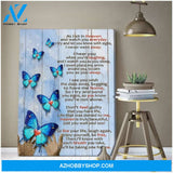 Zalooo As I Sit In Heaven V3 Butterfly Wall Art Canvas