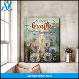 Zalooo As Long As I Breath Butterfly Wall Art Canvas