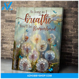 Zalooo As Long As I Breath Butterfly Wall Art Canvas