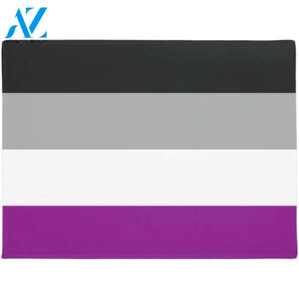 Asexual Pride Flag Doormat