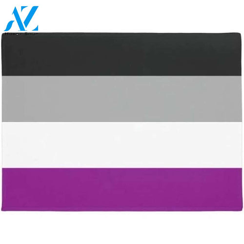Asexual Pride Flag Doormat