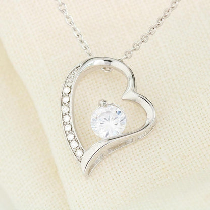 To My Best Friend Galentine's Day Forever Love Necklace