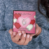 To My Best Friend Galentine's Day Forever Love Necklace