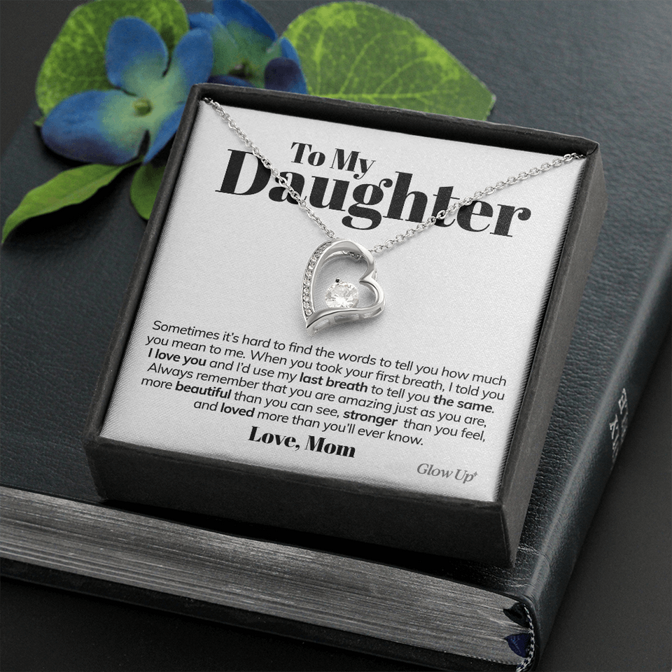 Forever Love Necklace - To My Daughter - Always Remember - Forever Love Necklace Gift For Wife For Mom