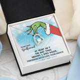 To My Sexy Girlfriend - Throbbing With Love - Grinch Forever Love Necklace